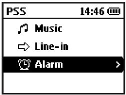 PHILIPS PSS220 - Alarm mode - 1