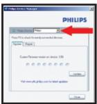 PHILIPS PSS220 - To manually check whether your firmware is up to date - 2