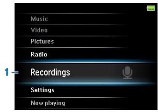 PHILIPS SA5245BT - Enregistrements - 1