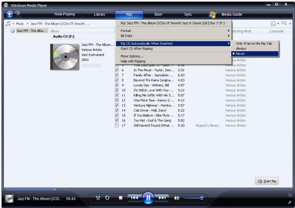 PHILIPS SA5285BT - Encodage de morceaux d'un CD - 3