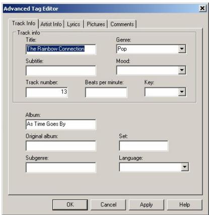 PHILIPS SA5285BT - Modification des informations d'un morceau via le LWM11 - 2