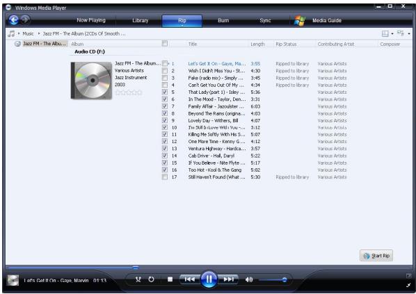 PHILIPS SA5295BT - Encodage de morceaux d'un CD - 4
