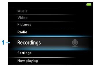 PHILIPS SA5295BT - Enregistrements - 1