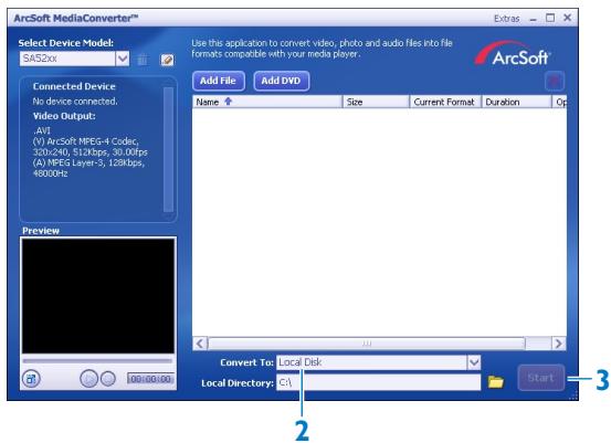 PHILIPS SA5295BT - Conversion et transfert de videos avec MediaConverter™ - 1