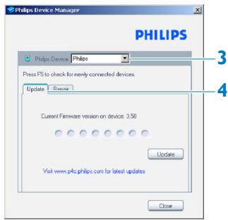 PHILIPS SA5295BT - Mise à jour du logiciel - 2