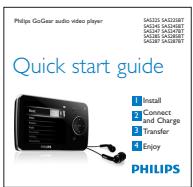 PHILIPS SA5295BT - Contenu de l'emballage - 5