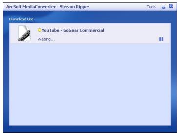 PHILIPS SA5245BT - Téléchargement de vidéos avec Stream Ripper\* - 2