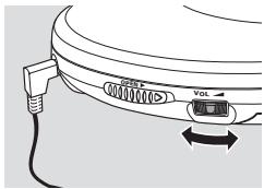 PHILIPS EXP210 - Volume adjustment - 1