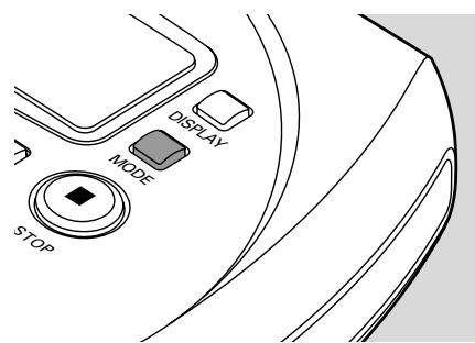 PHILIPS EXP431 - Reproduccion de pistas repetidamente o enorden aleatorio - MODE - 1