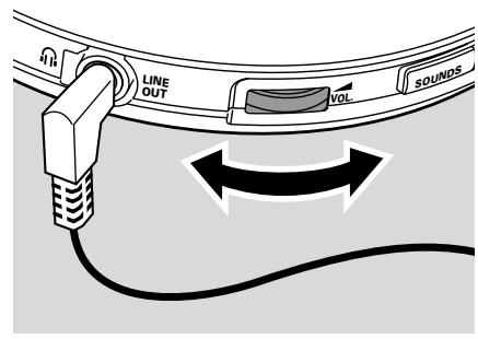 PHILIPS EXP431 - Volume adjustment - 1