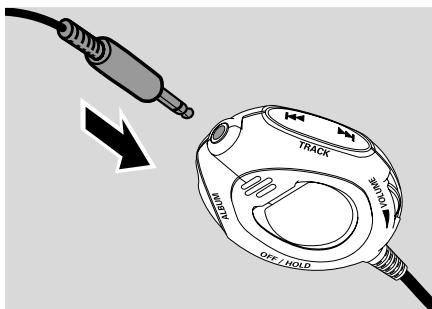 PHILIPS EXP431 - Connecting the remote control - 1
