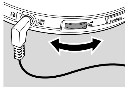 PHILIPS EXP431 - Réglage du volume - 1