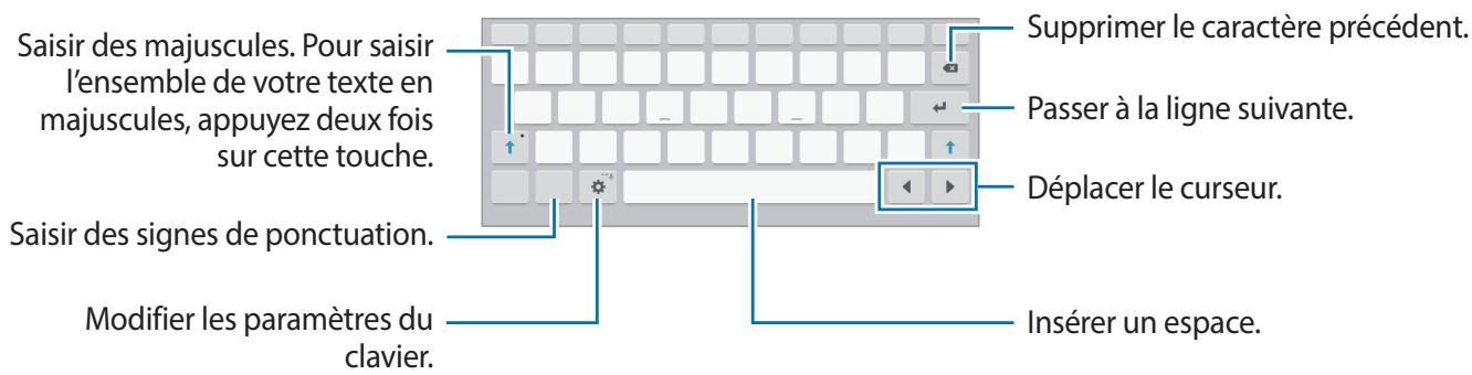 SAMSUNG GALAXY TAB A6 - Présentation du clavier - 2