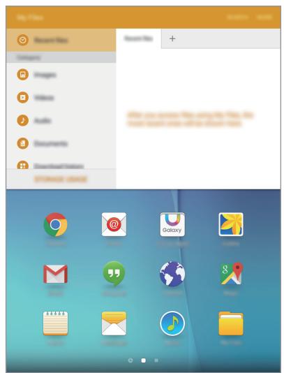 SAMSUNG GALAXY TAB A6 - Affichage partagé - 2