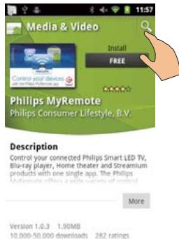 PHILIPS SA3CNT16 - Installer des applications d'Android Market - 2