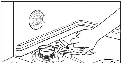 AEG-ELECTROLUX GA55LSI220 - Filling the salt container - 2