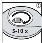 PHILIPS SAC2550W - Instructions de nettoyage radial - 2