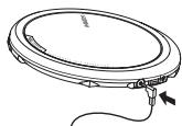 PHILIPS AX7200 - Ecouteurs HE545 ou HE570, LINE OUT - 1