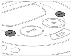 PHILIPS AZ9225 - Selecting a track when playback is stopped - 1