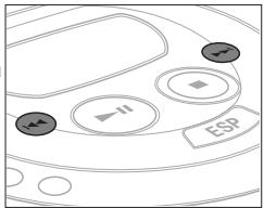 PHILIPS AZ9225 - Selection d'une piste en cours de lecture - 1