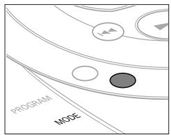 PHILIPS AZ9225 - Selecting different playing possibilities - MODE - 1