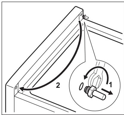 AEG-ELECTROLUX SG2570N - Wechseln des Turanschlags - 3