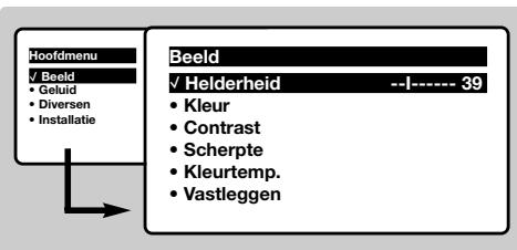 PHILIPS 21PT1666 - Instellen van het beeld - 1