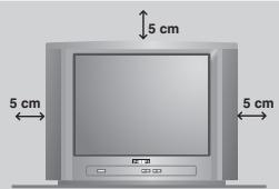 PHILIPS 21PT1666 - Posizionamento del tevisore - 1