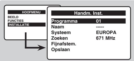 PHILIPS 21PT1820 - Handmatig installeren - 1