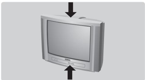 PHILIPS 21PT1820 - I tasti del televisore - 1