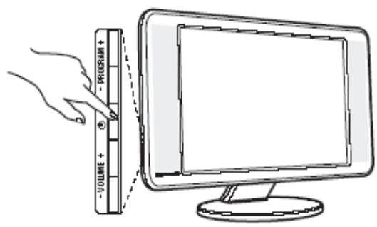 PHILIPS 26HF9472 - Die Tasten am Fernsehgerät - 2