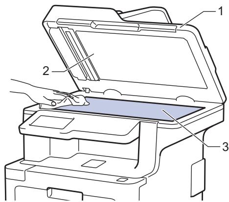 BROTHER DCP-L8410CDW - Nettoyer le scanner - 1