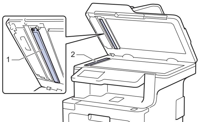 BROTHER DCP-L8410CDW - Nettoyer le scanner - 2
