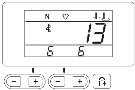 BROTHER F410 - After the patterns have been combined, press % - 1