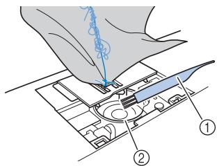 BROTHER F410 - Remove the needle plate cover. - 4