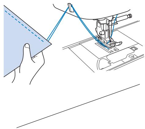 BROTHER F410 - When using the thread cutter - 1