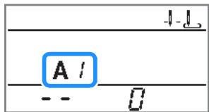BROTHER F410 - When selecting a character stitch - 2