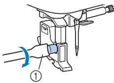 BROTHER F410 - Attaching the presser foot holder - 6