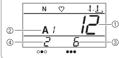 BROTHER F410 - Press the " - " or " + " key, and confirm the pattern. - 3
