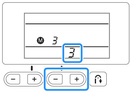 BROTHER F410 - Adjusting input sensitivity for operation keys - 3