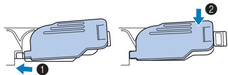 BROTHER F410 - Pulling up the bobbin thread - 5