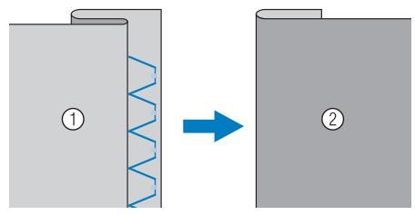 BROTHER F410 - If the needle does not catch the hem fold - 1
