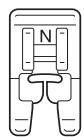 BROTHER F410 - Attach monogramming foot "N". - 1