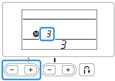 BROTHER F410 - Adjusting input sensitivity for operation keys - 2
