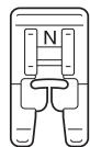 BROTHER F410 - Attach monogramming foot "N". - 1