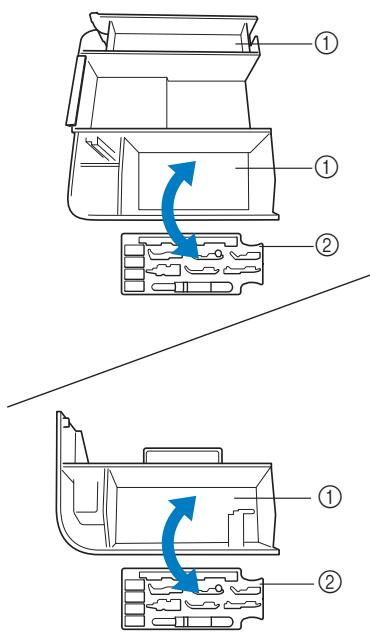 BROTHER F410 - Using the flat bed attachment - 3
