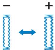 BROTHER F410 - Changing the stitch width - 1