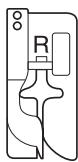 BROTHER F410 - Attach blind stitch foot "R". - 1