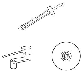 BROTHER F410 - Using the twin needle - 1