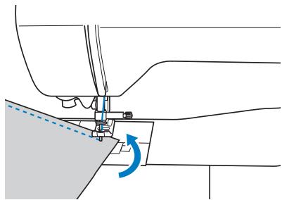 BROTHER F410 - Changing the sewing direction - 1